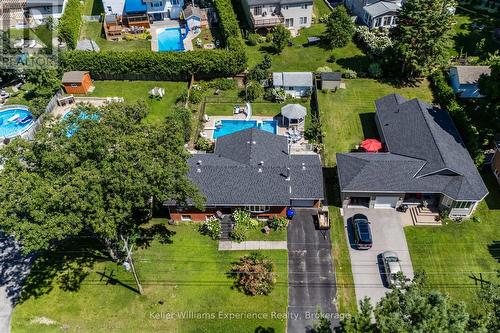 63 Lorne Avenue, Penetanguishene, ON - Outdoor With In Ground Pool With View