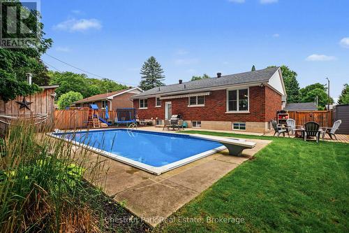 583 6Th Street W, Owen Sound, ON - Outdoor With In Ground Pool With Backyard With Exterior