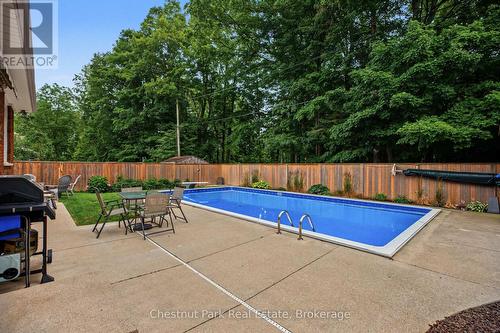 583 6Th Street W, Owen Sound, ON - Outdoor With In Ground Pool With Backyard