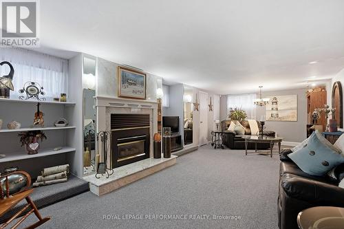 600 Parisien Street, Hawkesbury, ON - Indoor Photo Showing Living Room With Fireplace