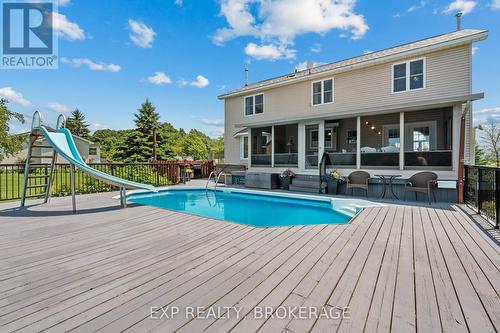 26 Boxen Harbour Lane, Frontenac Islands (Wolfe Island), ON - Outdoor With In Ground Pool With Deck Patio Veranda