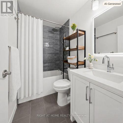 Family Bath - 503 - 1025 Richmond Road, Ottawa, ON - Indoor Photo Showing Bathroom