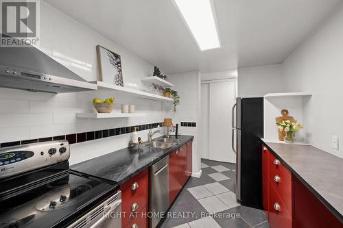 503 - 1025 Richmond Road, Ottawa, ON - Indoor Photo Showing Kitchen With Double Sink