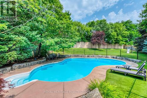 1451 Ravensmoor Crescent, Mississauga, ON - Outdoor With In Ground Pool With Backyard