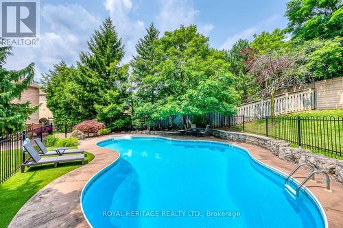 1451 Ravensmoor Crescent, Mississauga, ON - Outdoor With In Ground Pool With Deck Patio Veranda With Backyard