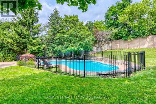 1451 Ravensmoor Crescent, Mississauga, ON - Outdoor With In Ground Pool With Backyard