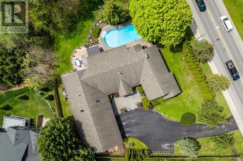 166 Lakeshore Road, St. Catharines (Vine/Linwell), ON - Outdoor With In Ground Pool With View