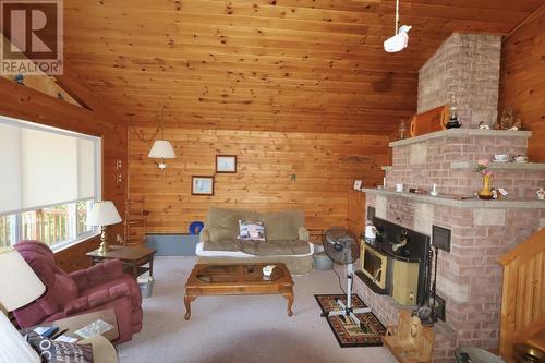619 Mission Rd, Goulais River, ON - Indoor With Fireplace