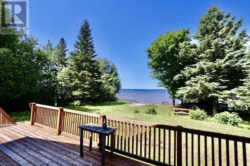 619 Mission Rd, Goulais River, ON - Outdoor With Deck Patio Veranda