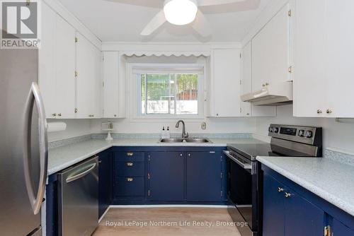 159 Morgan Road, East Ferris, ON - Indoor Photo Showing Kitchen With Double Sink