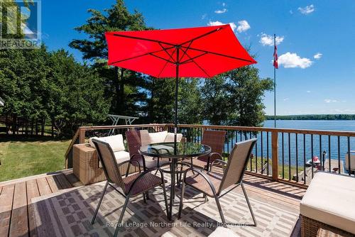 159 Morgan Road, East Ferris, ON - Outdoor With Body Of Water With Deck Patio Veranda