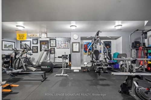 11 Downey Drive, Whitby, ON - Indoor Photo Showing Gym Room