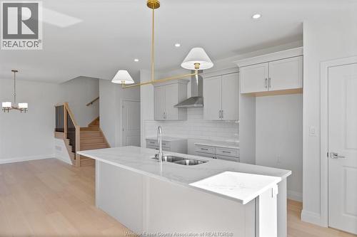 109 Erie Isle Court, Amherstburg, ON - Indoor Photo Showing Kitchen With Double Sink