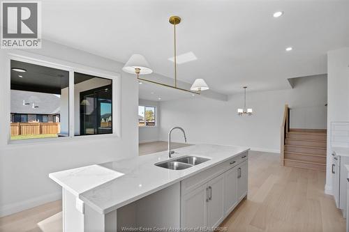 109 Erie Isle Court, Amherstburg, ON - Indoor Photo Showing Kitchen With Double Sink