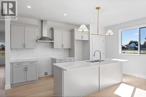 109 Erie Isle Court, Amherstburg, ON - Indoor Photo Showing Kitchen With Double Sink