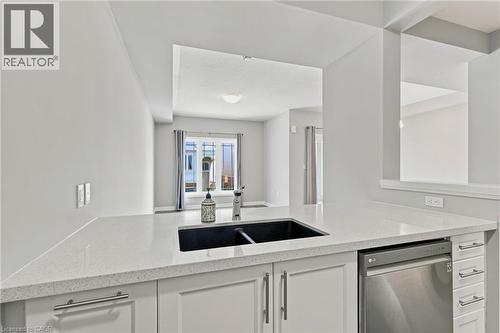 13 Aqua Lane, Hamilton, ON - Indoor Photo Showing Kitchen With Double Sink