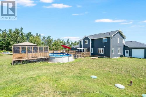 4 Cheslock Crescent, Oro-Medonte, ON - Outdoor With Above Ground Pool With Backyard