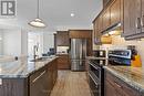 54 Borden Trail, Welland (Prince Charles), ON  - Indoor Photo Showing Kitchen With Double Sink With Upgraded Kitchen 