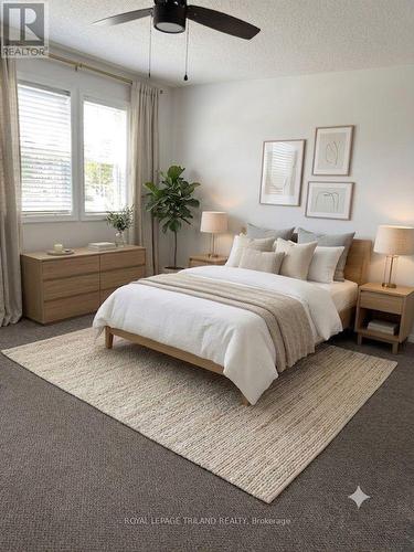 Virtually staged primary bedroom - 1942 Bloom Crescent, London North (North C), ON - Indoor Photo Showing Bedroom