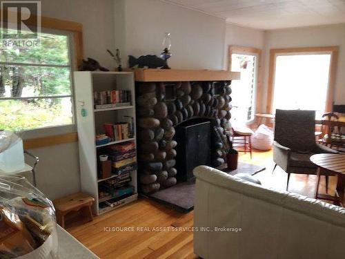 136 Frair'S Bay Road, Huron Shores, ON - Indoor Photo Showing Living Room With Fireplace