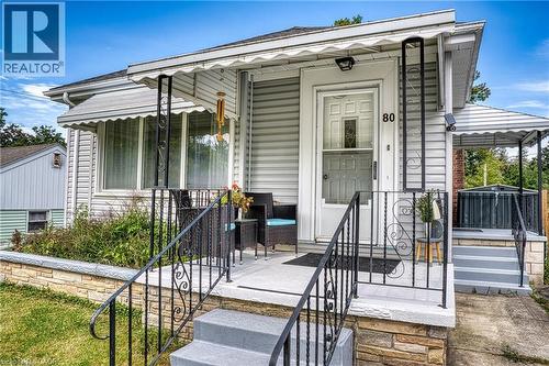 front entrance - 80 Carling Terrace, Wingham, ON - Outdoor With Deck Patio Veranda