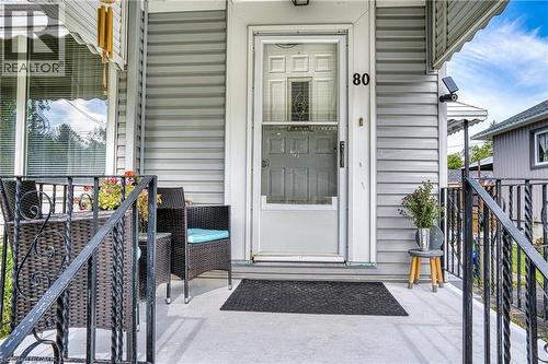 main front entrance - 80 Carling Terrace, Wingham, ON - Outdoor With Deck Patio Veranda With Exterior