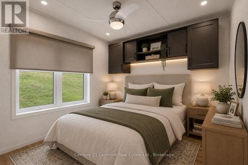 Virtually Redesigned 2nd Bedroom - 25 - 484 Frankford Stirling Road, Quinte West (Sidney Ward), ON - Indoor Photo Showing Bedroom