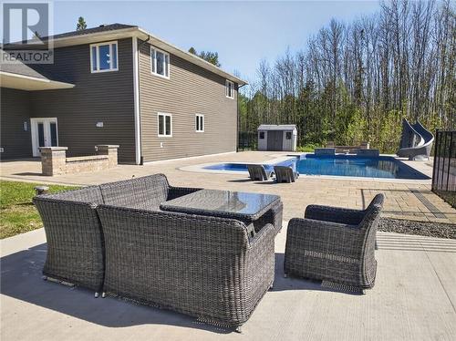 5381 Desmarais, Sudbury, ON - Outdoor With In Ground Pool With Exterior