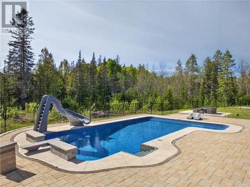5381 Desmarais, Sudbury, ON - Outdoor With In Ground Pool With Backyard