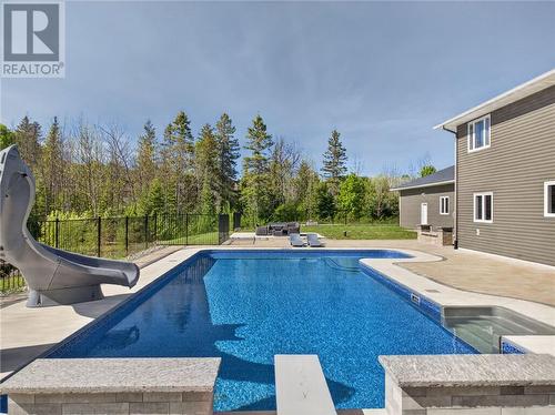 5381 Desmarais, Sudbury, ON - Outdoor With In Ground Pool With Backyard