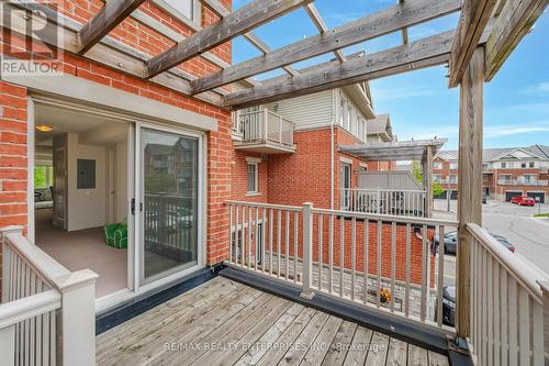 Large Balcony Perfect for Lounging or Dining - 3,4 - 3375 Thomas Street, Mississauga, ON - Outdoor With Exterior
