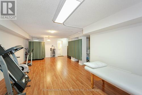 Storage Areas on Lower level - 3,4 - 3375 Thomas Street, Mississauga, ON - Indoor Photo Showing Gym Room