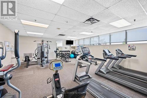1601 - 2180 Marine Drive, Oakville, ON - Indoor Photo Showing Gym Room