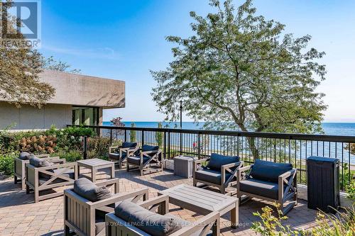 1601 - 2180 Marine Drive, Oakville, ON - Outdoor With Body Of Water With Deck Patio Veranda
