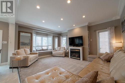 2367 Eighth Line, Oakville, ON - Indoor Photo Showing Living Room With Fireplace