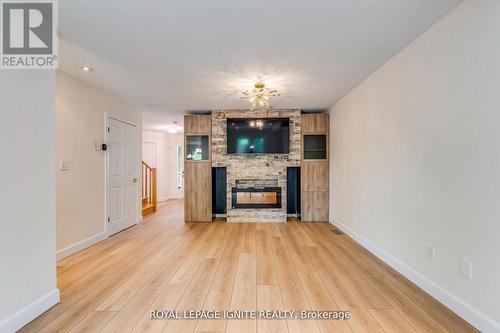64 Templewood Drive, Kitchener, ON - Indoor Photo Showing Living Room With Fireplace
