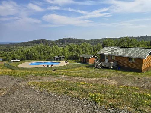 7081 Hwy 61, Neebing, ON - Outdoor With In Ground Pool With View