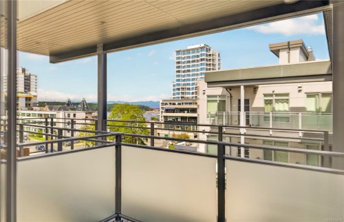 #607-91 Chapel St, Nanaimo, BC - Outdoor With Balcony With View With Exterior