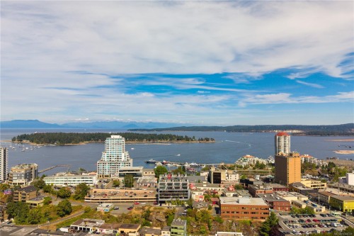 #607-91 Chapel St, Nanaimo, BC - Outdoor With Body Of Water With View