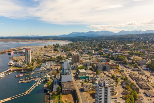 #607-91 Chapel St, Nanaimo, BC - Outdoor With Body Of Water With View