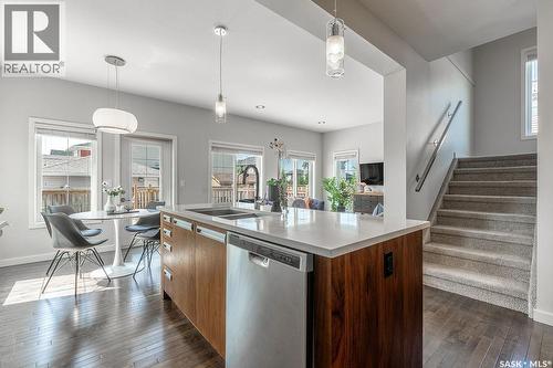 603 Pichler Crescent, Saskatoon, SK - Indoor Photo Showing Kitchen With Double Sink