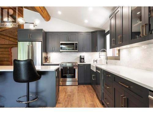 8758 Holding Road Unit# 1, Adams Lake, BC - Indoor Photo Showing Kitchen With Upgraded Kitchen