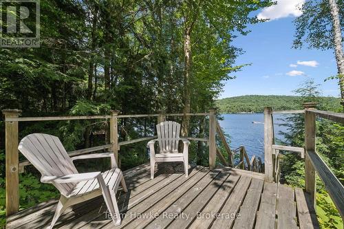3359 Maple Ridge Road, Algonquin Highlands (Mcclintock), ON - Outdoor With Body Of Water With Deck Patio Veranda