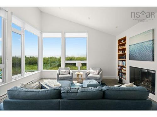 81 Hirtle Beach Road, Kingsburg, NS - Indoor Photo Showing Living Room With Fireplace
