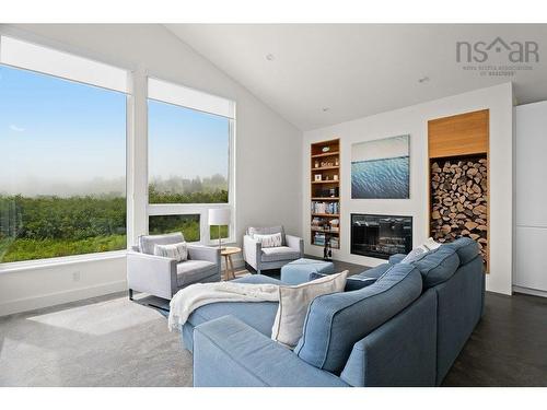 81 Hirtle Beach Road, Kingsburg, NS - Indoor Photo Showing Living Room With Fireplace