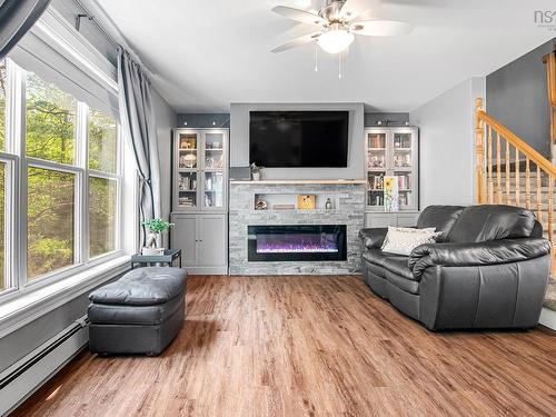 48 Gorsebud Close, Halifax, NS - Indoor Photo Showing Living Room With Fireplace