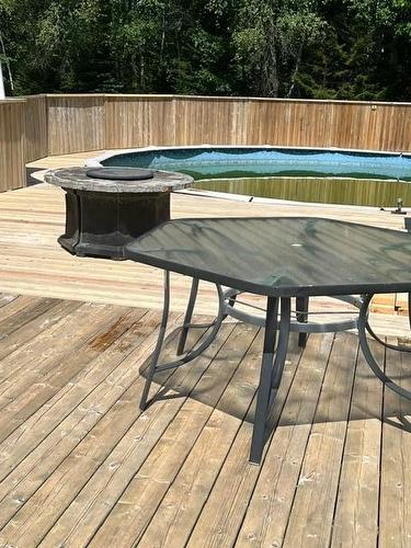 21 Withrow Drive, Belnan, NS - Outdoor With Above Ground Pool With Deck Patio Veranda