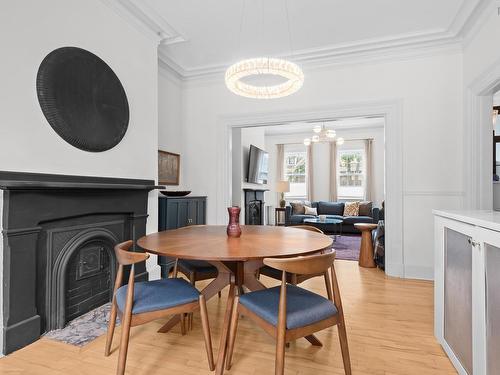 1314 & 1316 Dresden Row, Halifax, NS - Indoor Photo Showing Dining Room With Fireplace