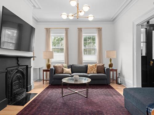 1314 & 1316 Dresden Row, Halifax, NS - Indoor Photo Showing Living Room With Fireplace