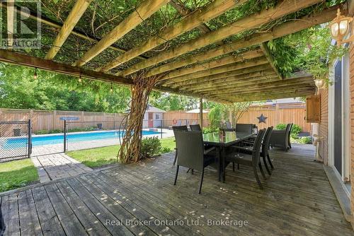 2086 Cavendish Drive, Burlington (Brant Hills), ON - Outdoor With In Ground Pool With Deck Patio Veranda
